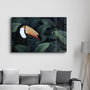 Wallity Pintura Decorativa de Vidrio Templado Multicolor 70 x 110 cm